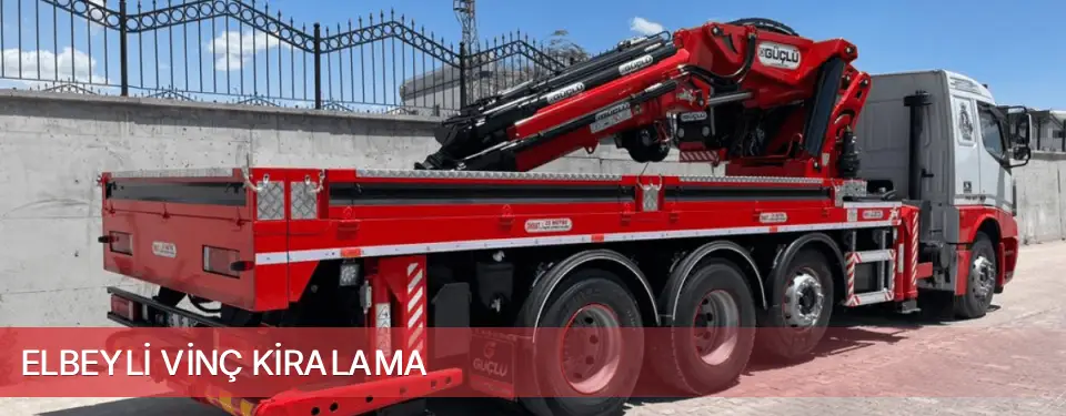 Elbeyli İlçemi Vinç Kiralama